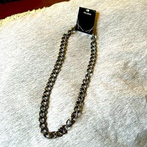 Aldo Chrome Chain Necklace